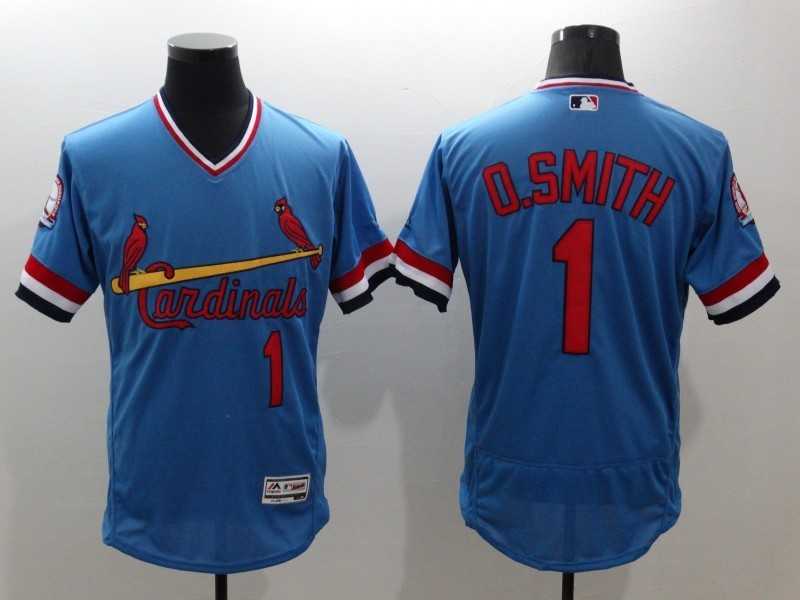 St. Louis Cardinals #1 Ozzie Smith Light Blue 2016 Flexbase Collection Cooperstown Stitched Jersey,We sell and wholesale St. Louis Cardinals #1 Ozzie Smith Light Blue 2016 Flexbase Collection Cooperstown Stitched Jersey on line form chian!